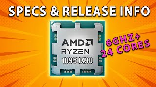 ZEN 6 OVER 50% FASTER: Ryzen 10950X3D Specs & Release Info