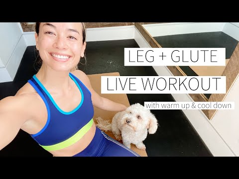 LIVE QUARANTINE WORKOUT 4/8/20 - leg and booty day! | Dr. LA Thoma Gustin