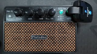 Flatsons FBA-10 Guitar amplifier Full tour with Sound Samples - Why I like this tiny guitar amp