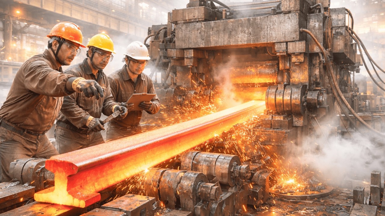 Cómo se Fabrican los Rieles de Tren: Así se Hacen los Rieles de Tren a Escala Gigante (Completo)