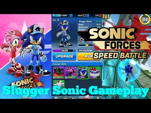 Sonic Forces: Speed Battle - Slugger Sonic Gameplay!