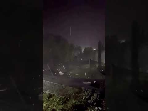 Forte chuva de granizo cai em São José do Cedro