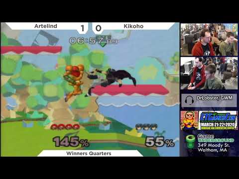 N.E. Melee Arcadian 7 - Artelind (Samus) vs. Kikoho (Marth) - SSBM WQF