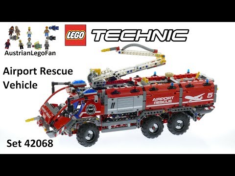 Lego Technic 42068 Airport Rescue Vehicle Lego Speed Build Review