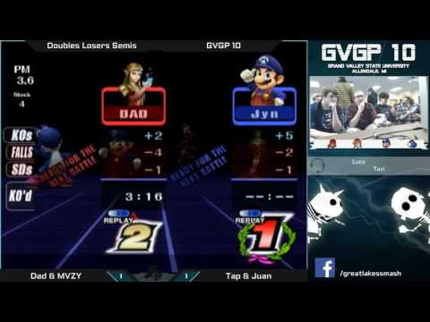 GVGP 10 Project M Doubles Losers Semis - Dad & MVZY vs. Tap & Juan