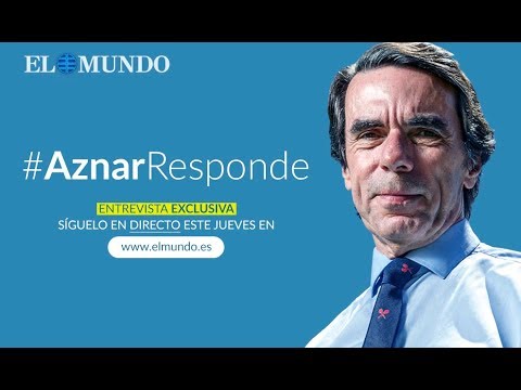 Entrevista a José María Aznar en exclusiva en EL MUNDO