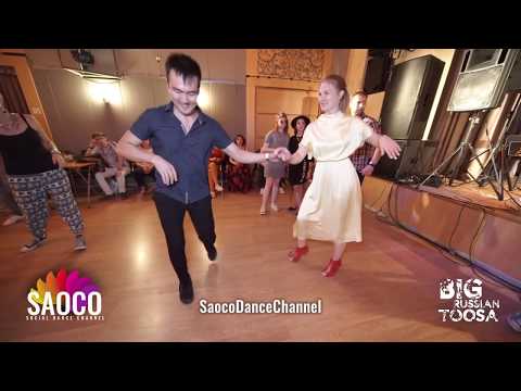 Anton Muzeev and Elina Rybakova Salsa Dancing at BIG RUSSIAN TOOSA 2019, Friday 21.06.2019