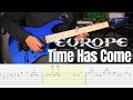 Europe - Time Has Come | Guitar Cover with Tabs