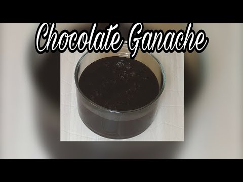 Two Ingredients Chocolate Ganache Recipe **Quick and Easy**