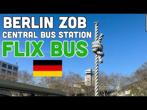 Germany 🇩🇪 Berlin ZOB Travel with Flix Bus different destinations