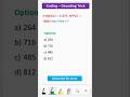 Coding Decoding Tricks Logical Reasoning Questions Bank Exams Ytshorts Codingdecodingtricks