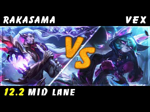 RaKaSaMa - Yasuo vs Vex MID Patch 12.2 - Yasuo Gameplay