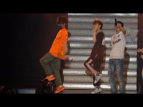 180707 뒤에서 망치춤 추는 병재 & 민규 & 로한 (랩퍼이름 & 노래제목 댓글로 남겨주세요) @슈퍼루키 끝판왕 in 서울 [4K 직캠]  by. fanPD
