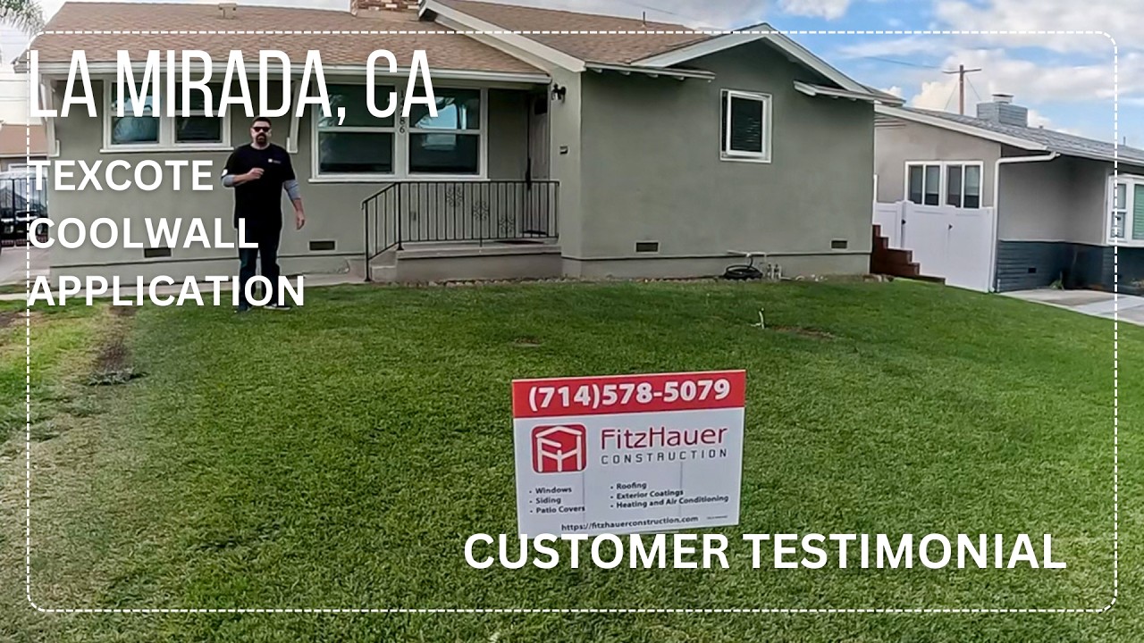 Tex-Cote COOLWALL Application in La Mirada, CA | Customer Testimonial