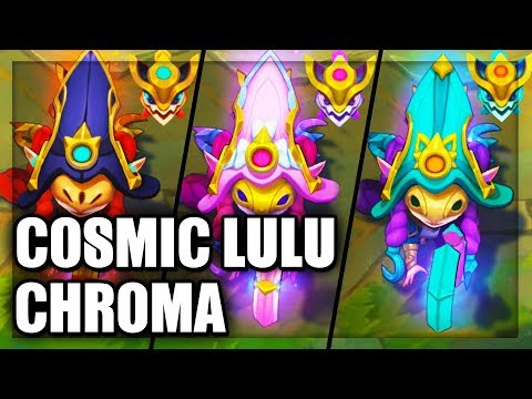 All Cosmic Enchantress Lulu Chroma Skins Spotlight (League of Legends)