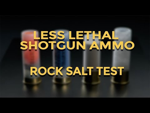 Testing Rock Salt Shotgun Shells