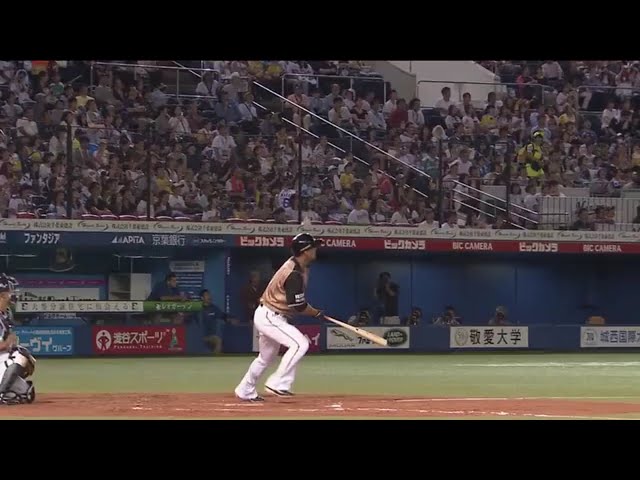 【7回表】ファイターズ・中田 約1ヶ月ぶりの12号ソロホームラン!! 2017/8/3 M-F