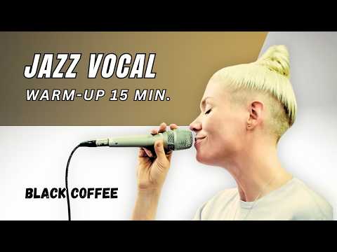 Jazz Vocal Warm-Up – Slow Swing, Scat Singing & Ear Training on “Black Coffee”
