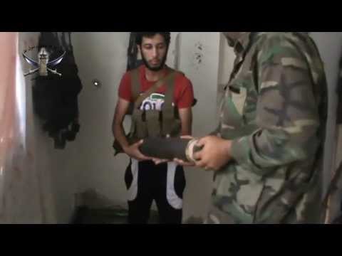 استهداف تحصينات قوات النظام في حاجز حميدة الطاهر في درعا بواسطة قذائف مدفع بي 10  من قبل كتيبة أنوار الحق