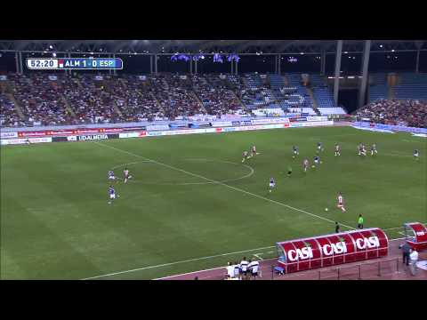 Goal of Soriano (1-0) UD Almería - RCD Espanyol - HD