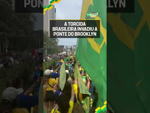 INVASÃO BRASILEIRA EM BROOKLYN! TEM QUE RESPEITAR O BRASIL! #shorts