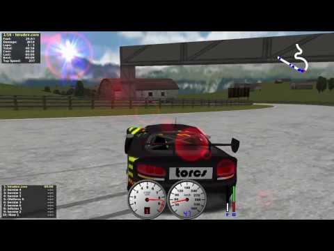 TORCS gameplay car4-trb1 versus all on Road Tracks - Kumbharli-hills
