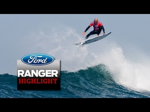 2012 Rip Curl Pro Men's Quarter Finals - Heat 3 highlights presented by Ford Ranger