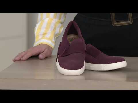 Earth Origins Perforated Leather Slip-On Shoes - Melissa on QVC