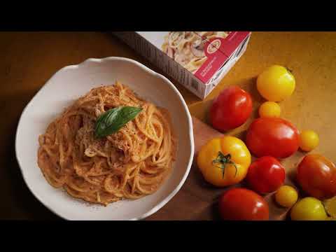 Pink Sauce Spaghetti Pasta by Chef Vicky Ratnani