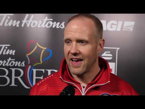 2020 Tim Hortons Brier - Media Scrum - Draw 13