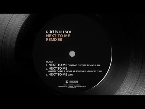 RÜFÜS DU SOL - Next to Me (Vintage Culture Remix)