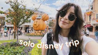 SOLO DISNEY TRIP 🎃 trying new halloween snacks, new merch, and decor