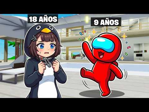 CAMBIO de EDAD con mi HERMANA PEQUEÑA en ROBLOX!