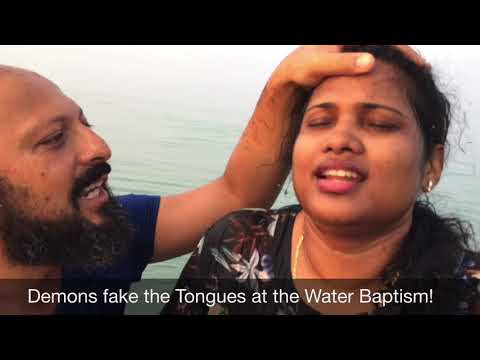 Demons tremble and flee at the Water Baptism!