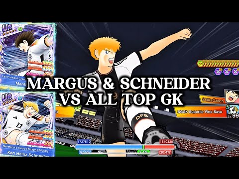REVIEW NEW SCHNEIDER & MARGUS VS ALL GK SUPERSTARS. CAN THEY SCORE? CAPTAIN TSUBASA DREAM TEAM