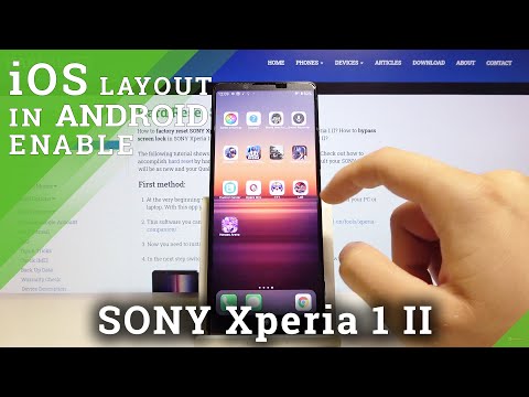 How to Install iOS Launcher on Sony Xperia 1 II - Download iOS Launcher