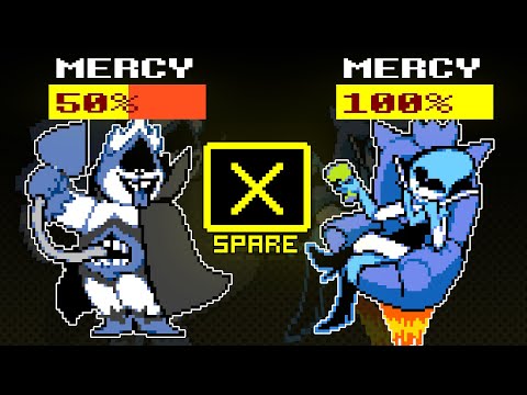 What if You Spare Bosses with THIS Button? [ Deltarune Chapter 1 & 2 ]