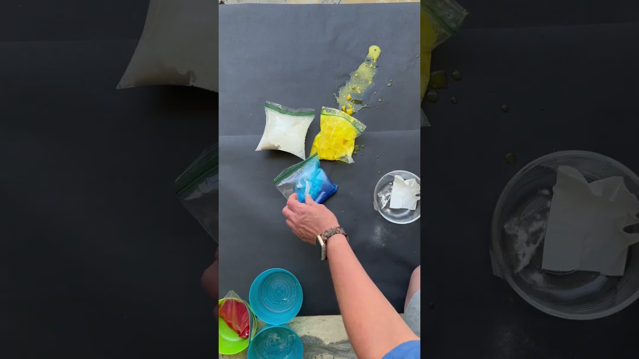 Exploding Paint Fireworks Craft for Kids