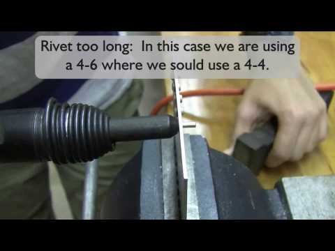 AVT 206 A&P Sheet Metal Class - Project 1 - Introduction to Riveting