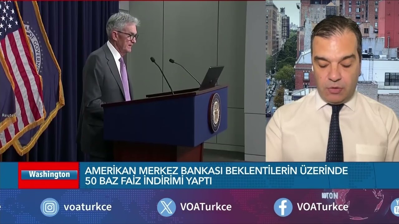ABD Merkez Bankası faiz oranlarını 50 baz puan indirdi