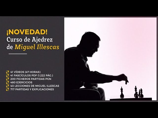 Vídeo relacionado con Curso completo de ajedrez: Miguel Illescas (Libros de práctica)