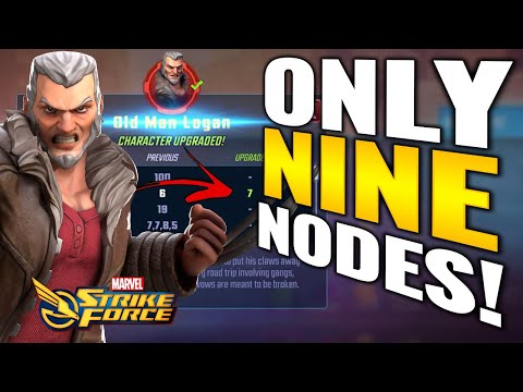 7-STAR OLD MAN LOGAN FULL GUIDE! Easiest Method! Only 9 Nodes Needed! | Marvel Strike Force