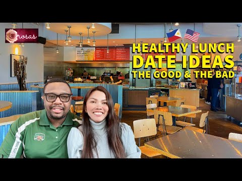 American Healthy Fast Food Review | Lunch Date Ideas | Filipina American Love Story