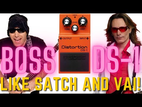 HOW JOE SATRIANI and STEVE VAI use the BOSS DS-1 DISTORTION PEDAL