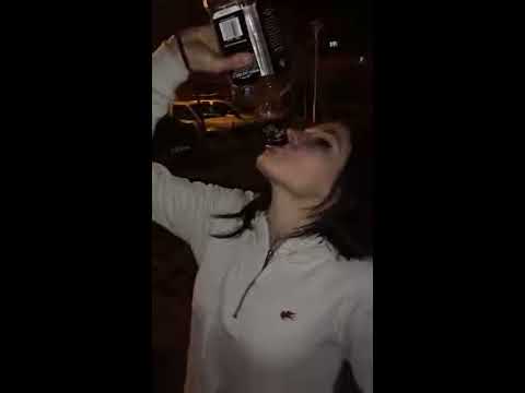 Rum challange accepted by girl