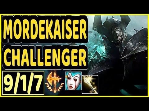 CHIPPYS (MORDEKAISER) - 9/1/7 KDA TOP CHALLENGER GAMEPLAY - OC