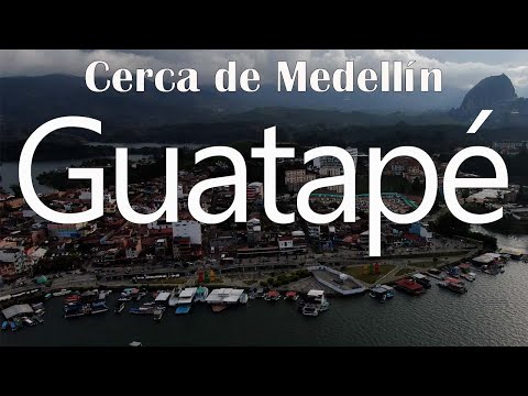 Guatape Antioquia, Colômbia Drone 2022