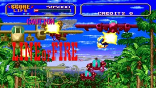 Line of Fire - Military Themed Classic Arcade Light Gun Game (Sega 1989)