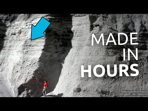 These Rock Layers Took HOURS to Make! (Compelling Biblical Flood Evidence)