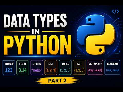 Python Data Types Explained Part 2 Complete Python For Gen Ai Course